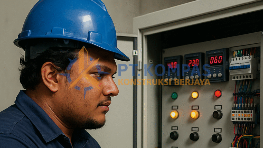 komponen dalam box panel listrik