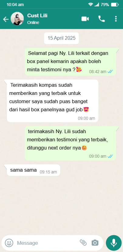 Testimoni Klien