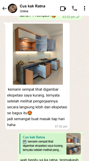 kitchen set testimoni 3